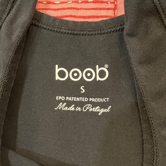 Boob Design women’s small Classic Black Tank / cropped Top - Picture 2 of 9